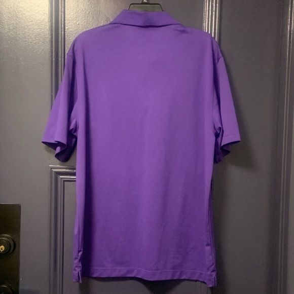 Nike Golf Tour Performance Dri-FIT Polo Shirt Short Sleeve Purple Size Large - Picture 2 of 4
